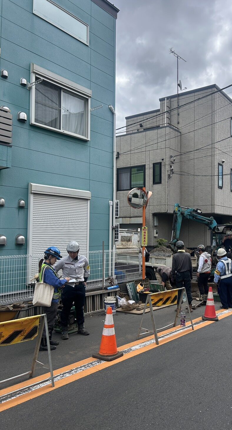 東村山市　私道内給水管整備工事